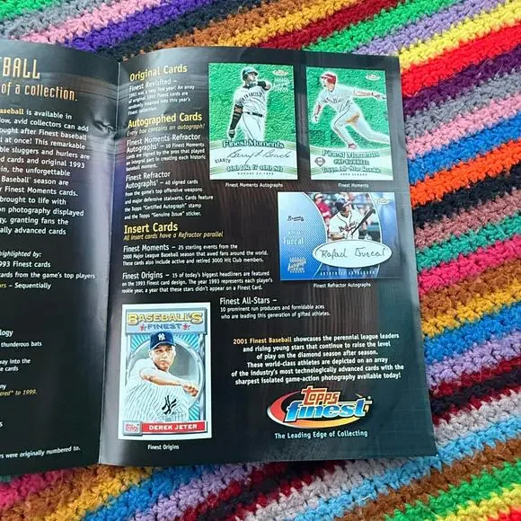 2001 Topps Finest Barry Bonds Promo Sales Sheet Ad - SF Giants 50th Year Rare - Picture 7 of 9